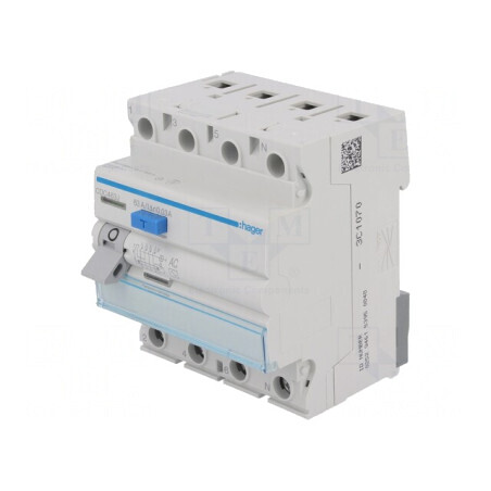 Întrerupător diferenţial 63A 30mA 3P+N IP20 | Electronic-mag.ro | Componente Electronice