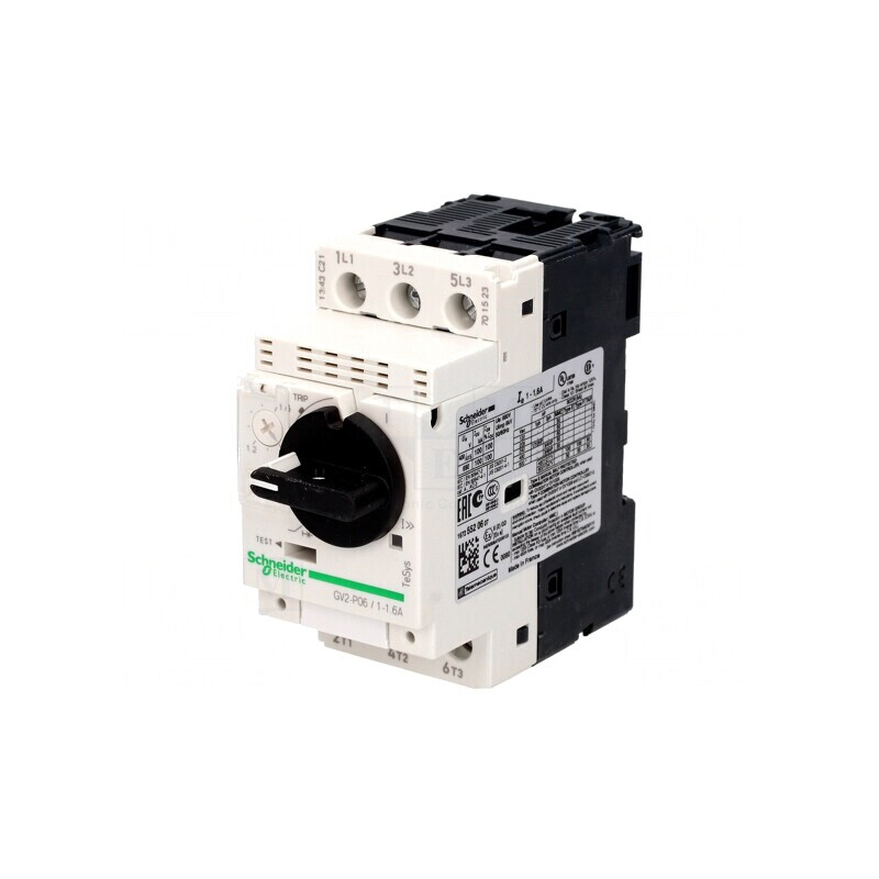 Întrerupător Motor 0,06kW 230-690VAC DIN IP20 GV2P02 | Electronic-mag.ro | Componente Electronice