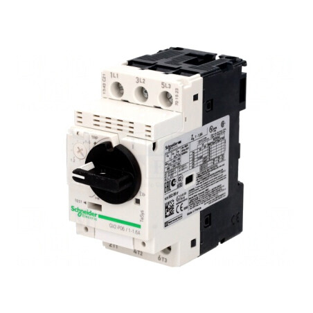 Întrerupător Motor 0,06kW 230-690VAC DIN IP20 GV2P02 | Electronic-mag.ro | Componente Electronice