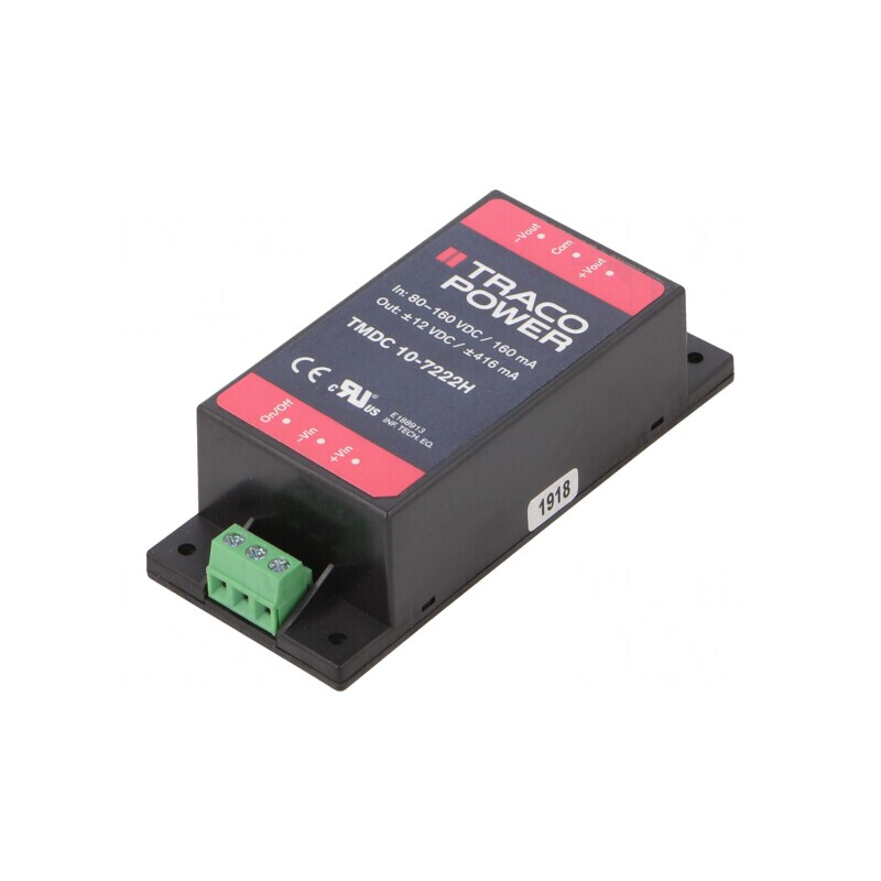 Convertor DC/DC 10W 80-160V 12V/-12V | Electronic-mag.ro | Componente Electronice