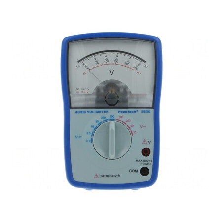 Voltmetru Analog cu Carcasă Antișoc | Electronic-mag.ro | Componente Electronice