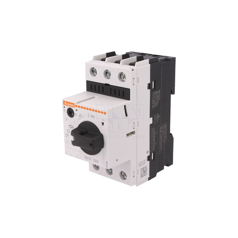 Întrerupător Motor 230-690V AC 6.3-10A DIN | Electronic-mag.ro | Componente Electronice
