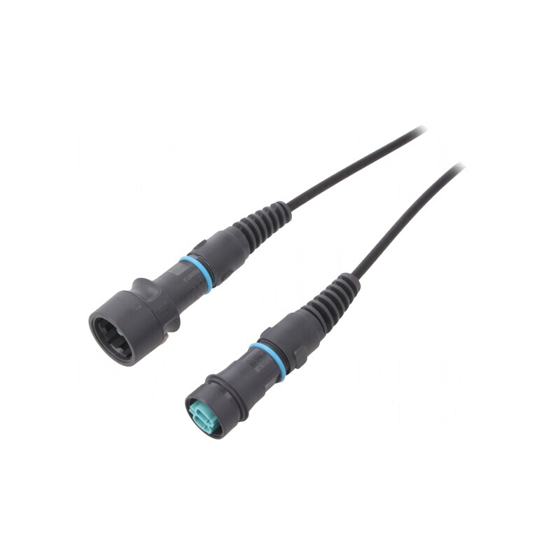 Patch cord fibră optică duplex multimod tip baionetă | Electronic-mag.ro | Componente Electronice