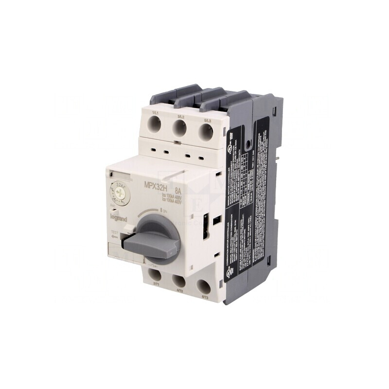 Întrerupător Motor 3kW 230-690V pentru Șină DIN IP20 | Electronic-mag.ro | Componente Electronice