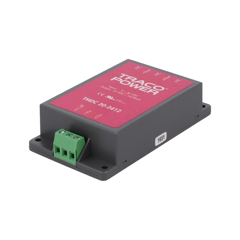 Convertor DC/DC 20W 9-36V la 12V 1670mA | Electronic-mag.ro | Componente Electronice