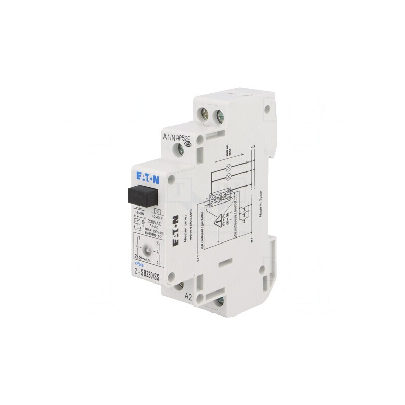 Releu bistabil de impulsuri 2x16A IP20 | Electronic-mag.ro | Componente Electronice