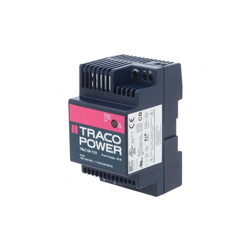 Alimentator Pulsatoriu DIN 48W 12V 4A | Electronic-mag.ro | Componente Electronice