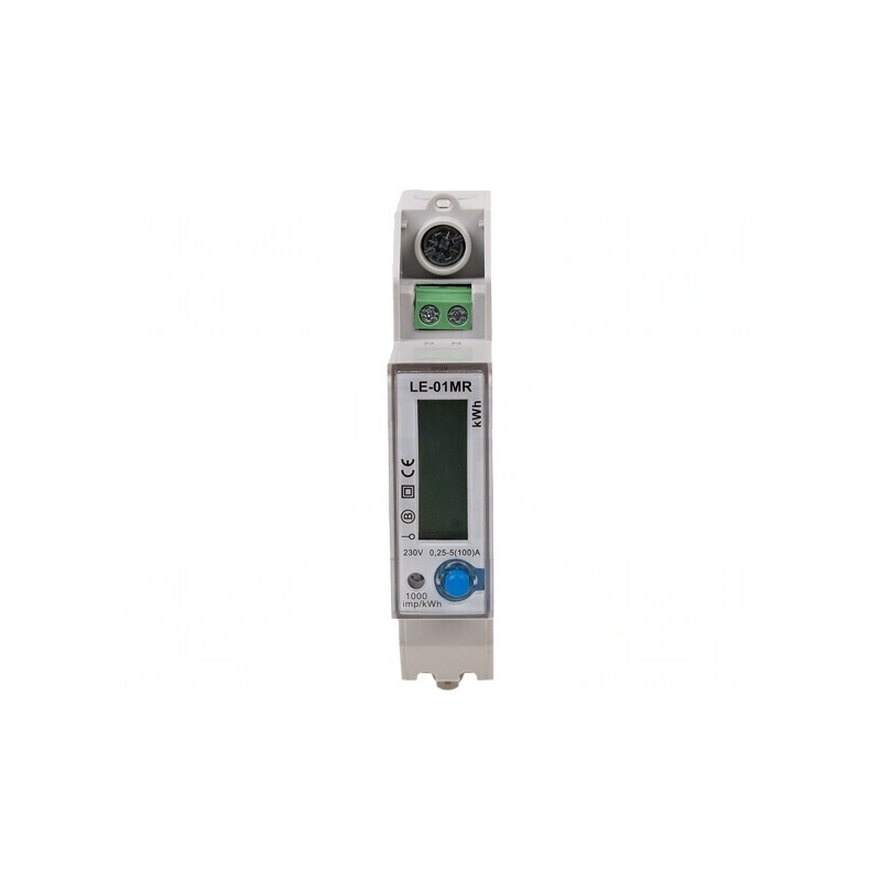 Contor Digital 1-Fază LCD pentru Șină DIN | Electronic-mag.ro | Componente Electronice