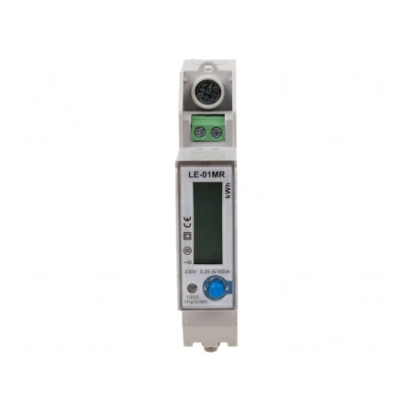 Contor Digital 1-Fază LCD pentru Șină DIN | Electronic-mag.ro | Componente Electronice