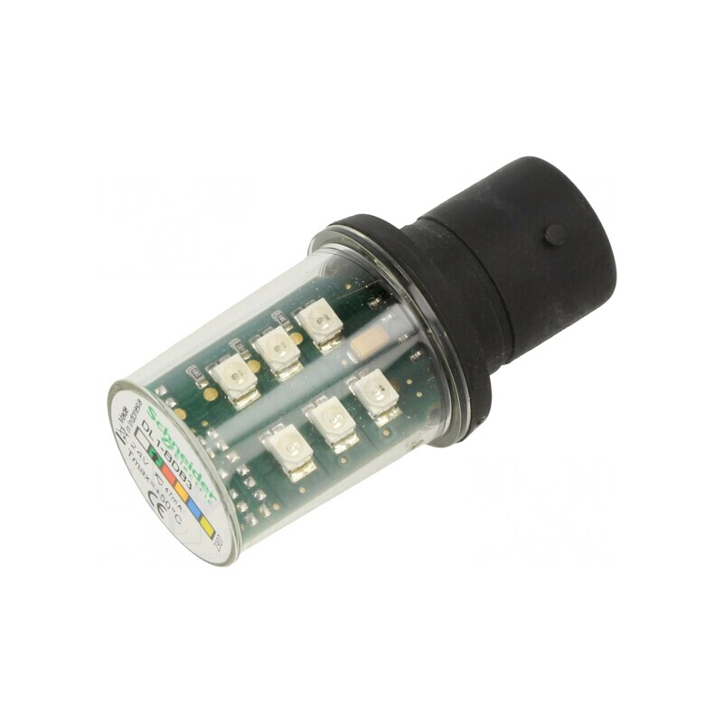Lampă LED verde 24V BA15D | Electronic-mag.ro | Componente Electronice