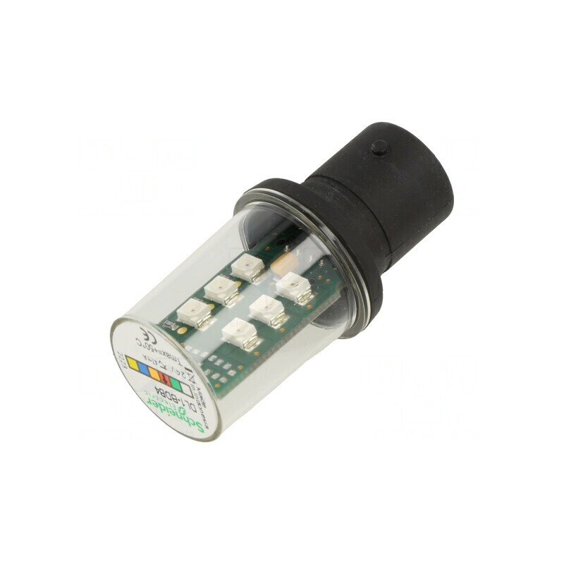 Lampă LED roşie BA15D 24V | Electronic-mag.ro | Componente Electronice