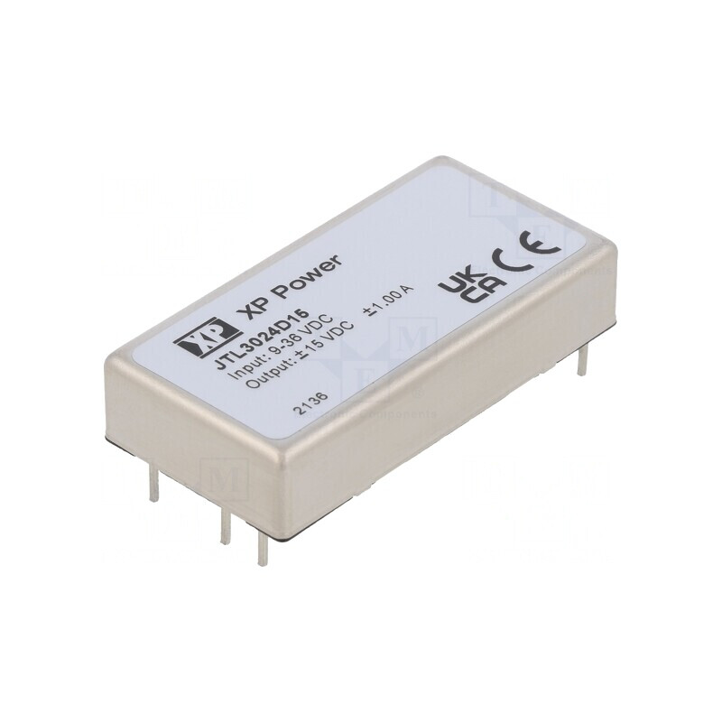Convertor DC/DC 30W 9-36V la 15V/-15V THT | Electronic-mag.ro | Componente Electronice