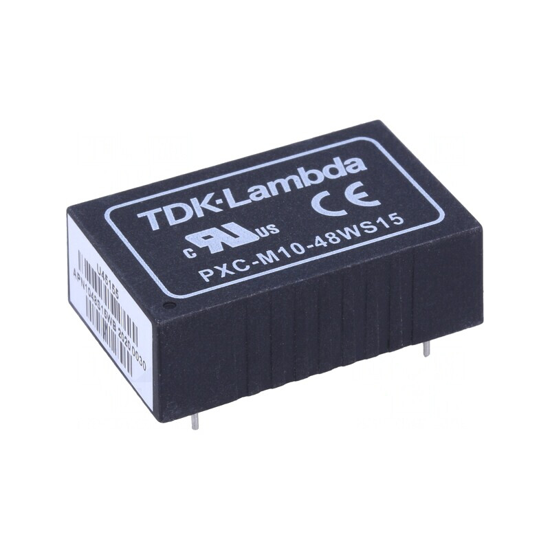 Convertor DC/DC 10W 18-75V la 15V 670mA DIP24 | Electronic-mag.ro | Componente Electronice