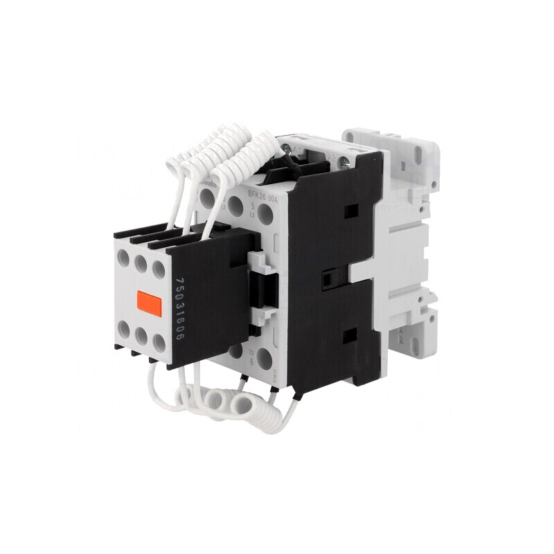 Contactor 3-Pole 240VAC 440VAC 11kVAR 22kVAR BFK2600A230 | Electronic-mag.ro | Componente Electronice Contactor 3-Pole 240VAC 440VAC 11kVAR 22kVAR BFK2600A230 | Electronic-mag.ro | Componente Electronice