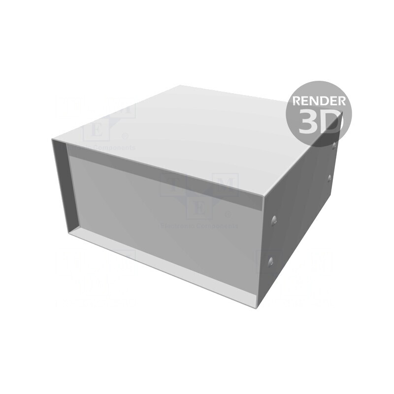 Carcasă cu Panou de Oțel 1458D4 203x203x102mm | Electronic-mag.ro | Componente Electronice