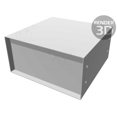 Carcasă cu Panou de Oțel 1458D4 203x203x102mm | Electronic-mag.ro | Componente Electronice