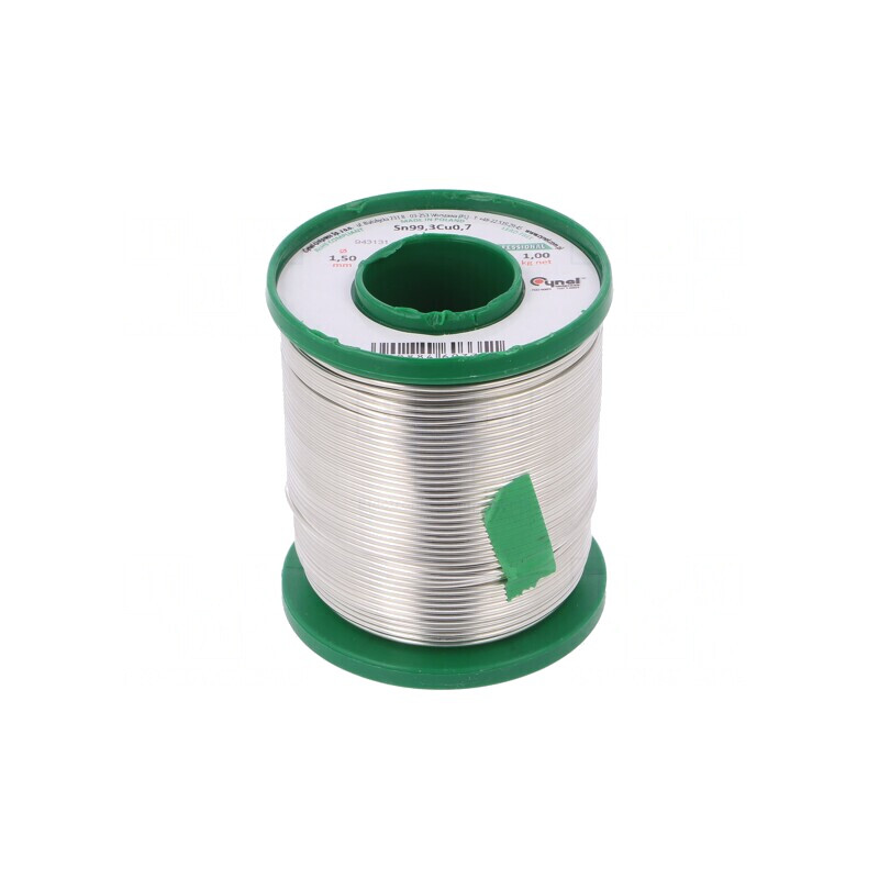 Sârmă de lipit fără plumb 1,5mm 1000g | Electronic-mag.ro | Componente Electronice