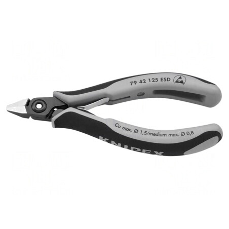 Clești Laterali de Precizie ESD 125mm | Electronic-mag.ro | Componente Electronice