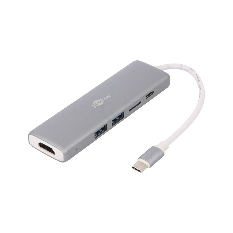 Adaptor USB 3.0 Aluminiu Alb Gri | Electronic-mag.ro | Componente Electronice