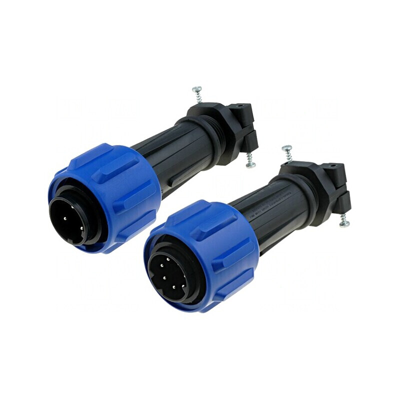 Conector circular Buccaneer 900 mufă tată 10 PIN nichelat | Electronic-mag.ro | Componente Electronice