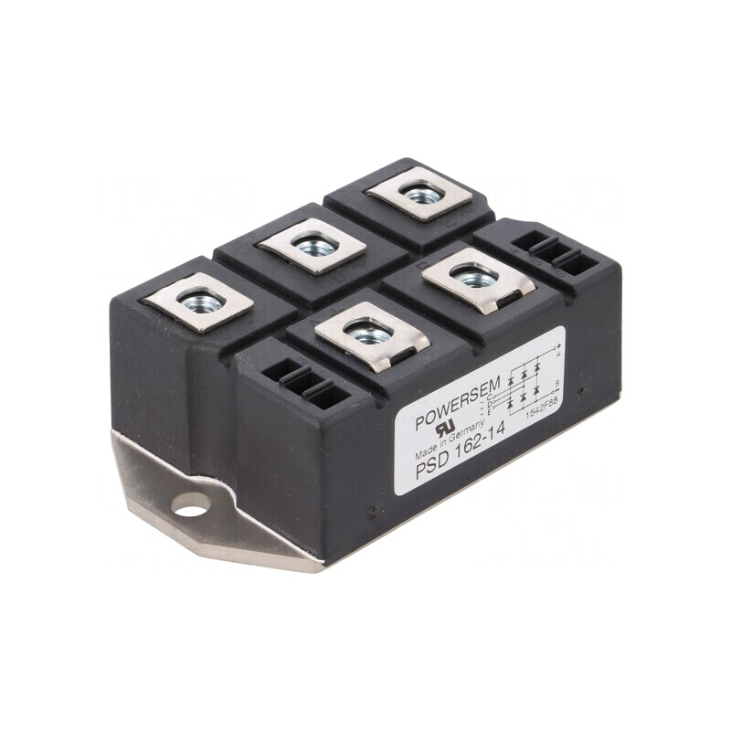 Punte Redresoare Trifazat 1.4kV 175A 1.8kA PSD 162/14 | Electronic-mag.ro | Componente Electronice