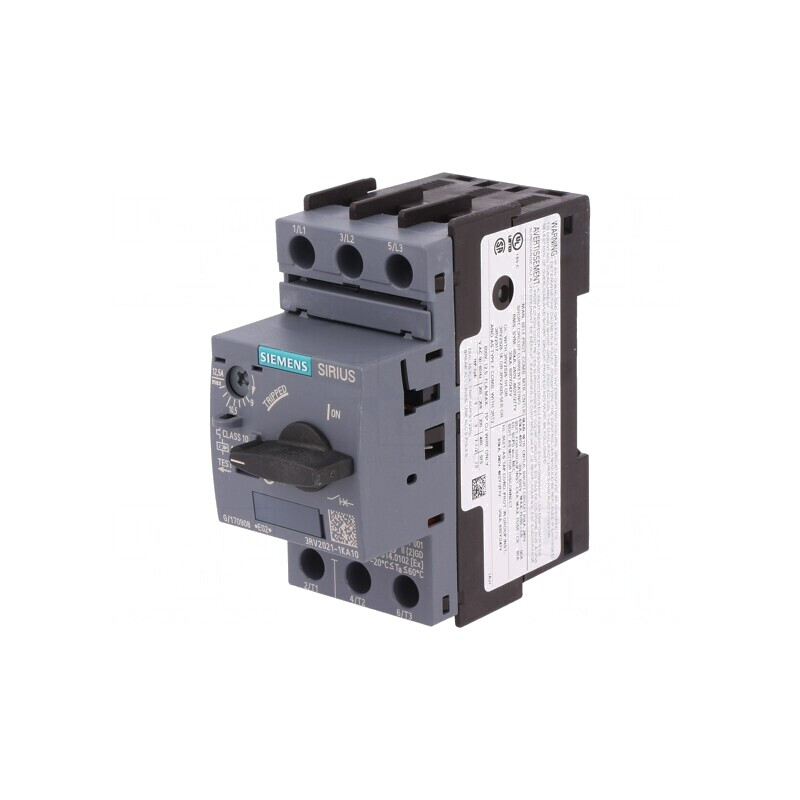 Întrerupător motor 5,5kW pentru șină DIN 3RV2021-1KA10 | Electronic-mag.ro | Componente Electronice