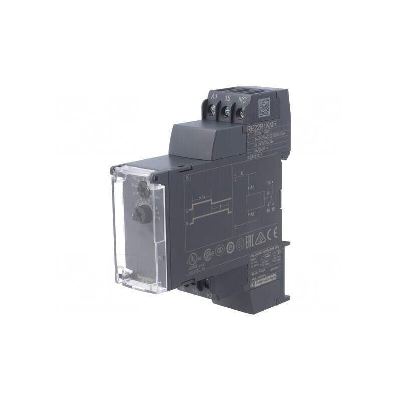 Temporizator SPDT 0,05s-10min 250VAC/5A 24-240V | Electronic-mag.ro | Componente Electronice