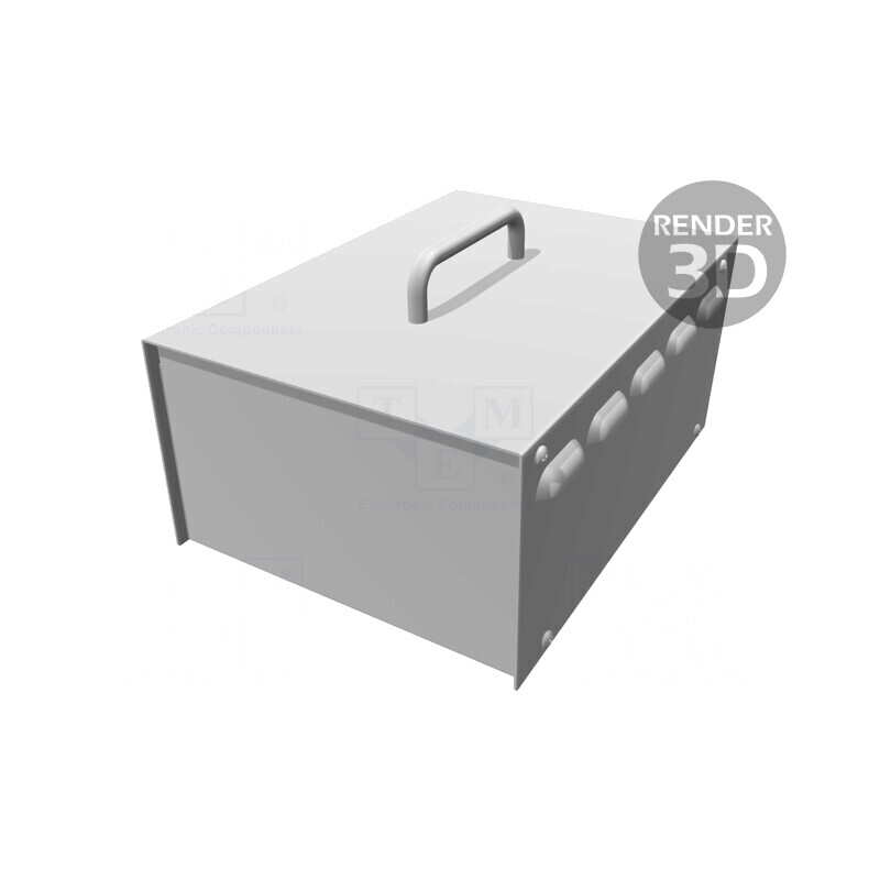 Carcasă PC cu Panou Ventilat din Oțel | Electronic-mag.ro | Componente Electronice