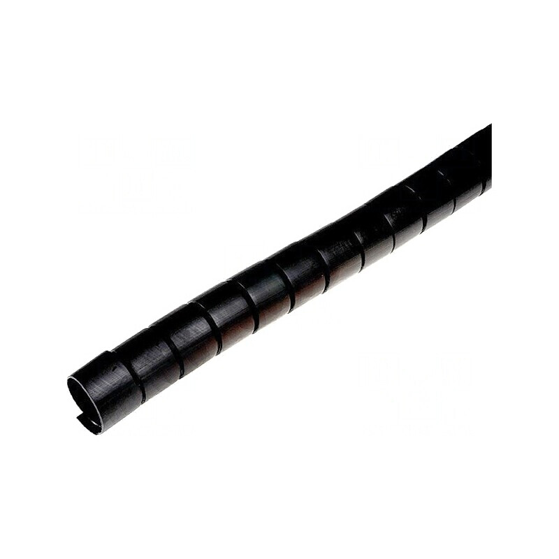 Înfășurare spirală polipropilenă neagră 32mm 15m | Electronic-mag.ro | Componente Electronice