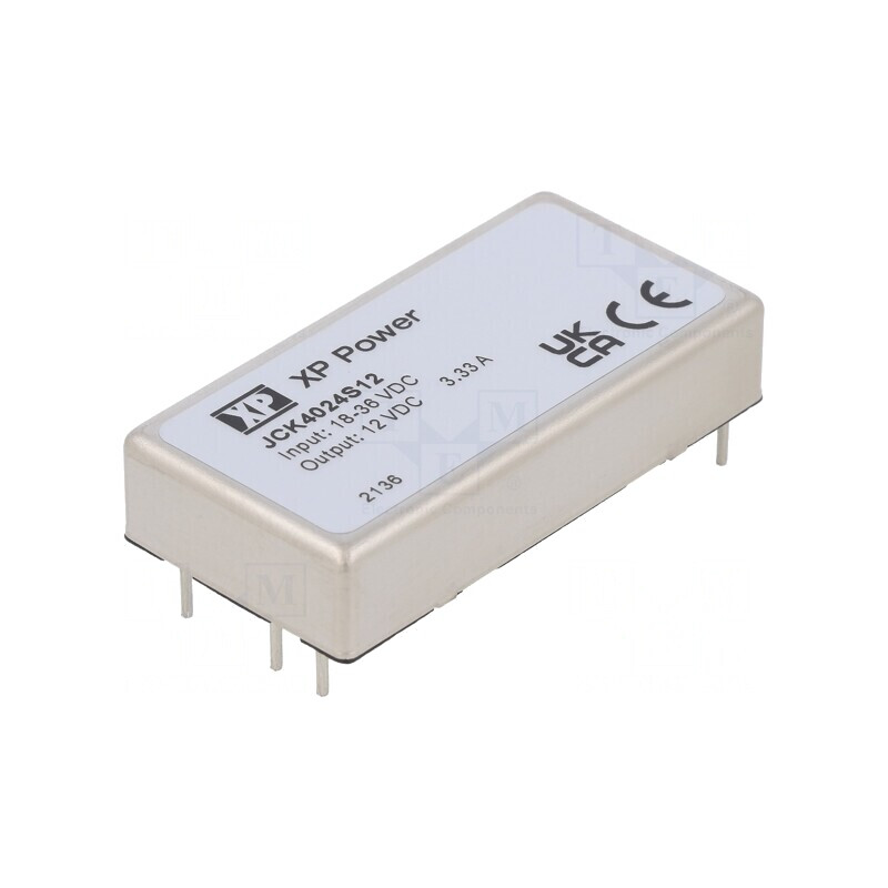 Convertor DC/DC 40W 18-36V la 12V 3.33A THT | Electronic-mag.ro | Componente Electronice