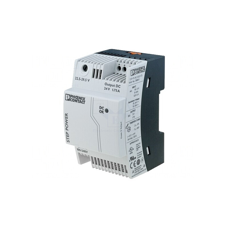 Alimentator pulsatoriu DIN 42W 24V 1.75A | Electronic-mag.ro | Componente Electronice