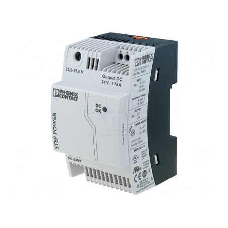 Alimentator pulsatoriu DIN 42W 24V 1.75A | Electronic-mag.ro | Componente Electronice