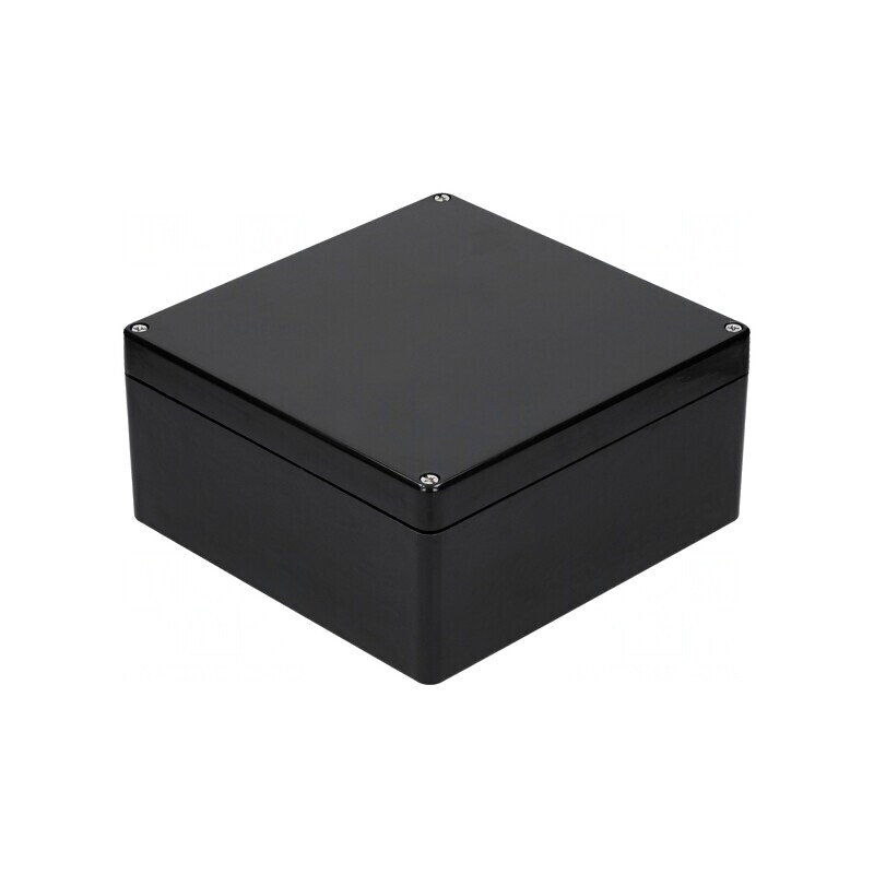 Carcasă Universală Poliester Neagră 250x255x120mm | Electronic-mag.ro | Componente Electronice