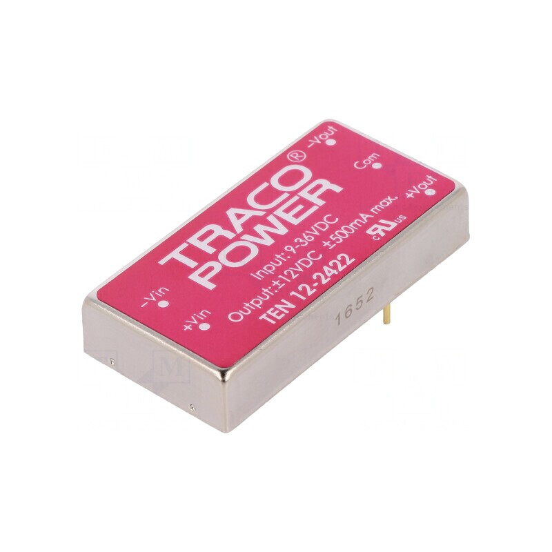 Convertor DC/DC 12W 9-36V la 12V/-12V | Electronic-mag.ro | Componente Electronice