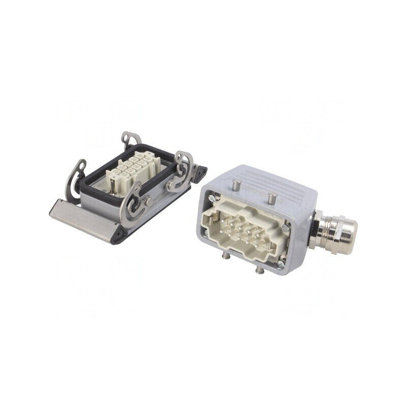 Set Complet Conector HDC Mamă-Tată 10 Pini | Electronic-mag.ro | Componente Electronice