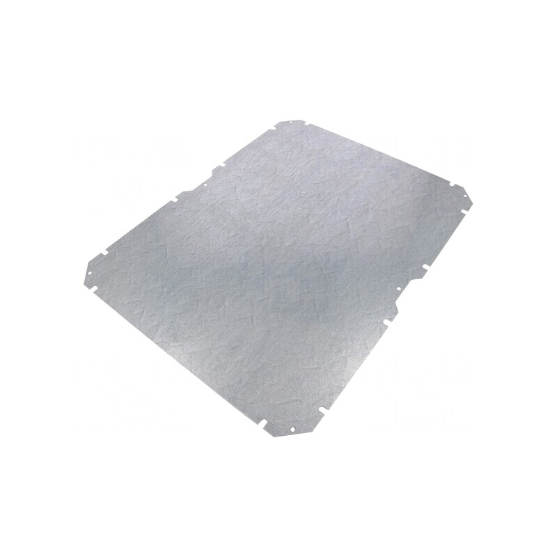 Placă de montare oțel zincat 350x450x2mm | Electronic-mag.ro | Componente Electronice