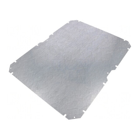 Placă de montare oțel zincat 350x450x2mm | Electronic-mag.ro | Componente Electronice