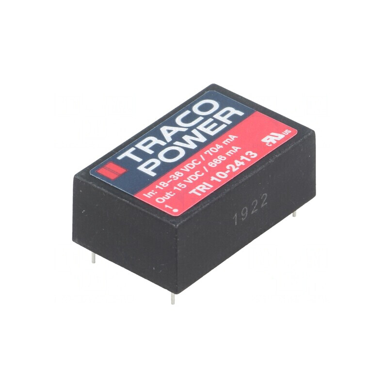 Convertor DC/DC 10W 18-36V la 15V 666mA DIP24 | Electronic-mag.ro | Componente Electronice