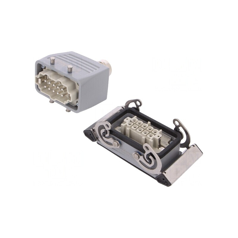 Set Complet Conector HDC Tată-Mamă Soclu Mufă 10 PIN | Electronic-mag.ro | Componente Electronice