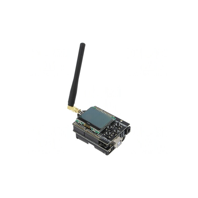 Kit de Evaluare ATMEGA328 cu Soclu Pini și Modul RFM HOPEDUINO | Electronic-mag.ro | Componente Electronice
