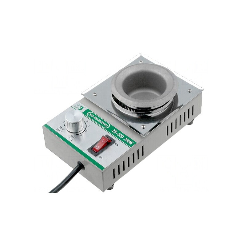Creuzet pentru lipit 200W 200-450°C 50mm 230V | Electronic-mag.ro | Componente Electronice