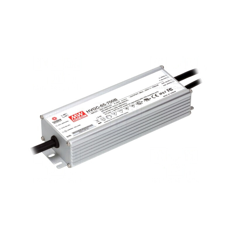 Alimentator LED 65.1W 9-93VDC 700mA 180-528VAC | Electronic-mag.ro | Componente Electronice