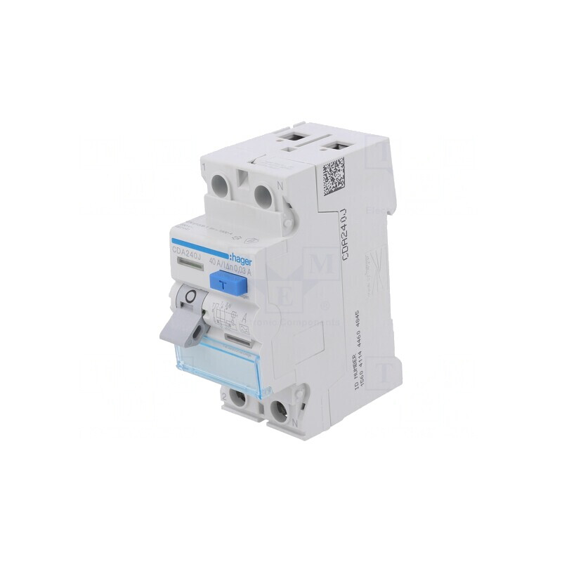 Întrerupător diferențial 40A 30mA 1N 240VAC | Electronic-mag.ro | Componente Electronice
