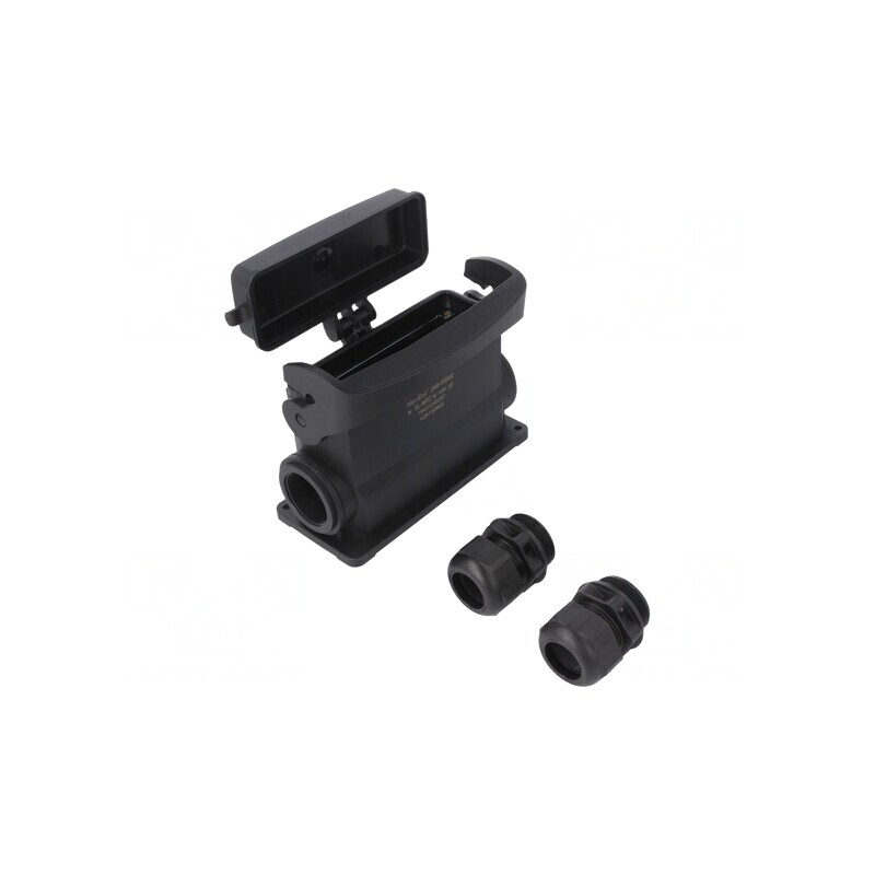 Carcasă pentru Conectori HDC Han-Eco B 24B Drept | Electronic-mag.ro | Componente Electronice