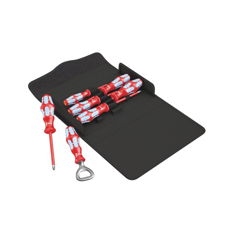 Kit Șurubelnițe Izolate 1kVAC Phillips/Pozidriv/Plată cu Etui | Electronic-mag.ro | Componente Electronice