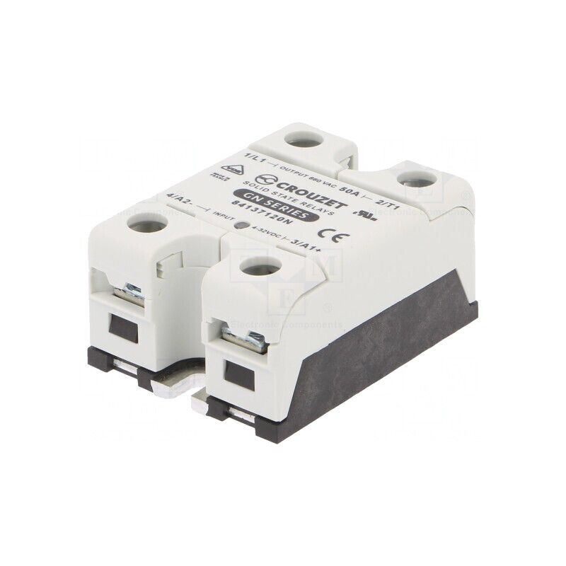 Releu Semiconductor 50A 1-Fazat 4-32VDC 48-660VAC | Electronic-mag.ro | Componente Electronice