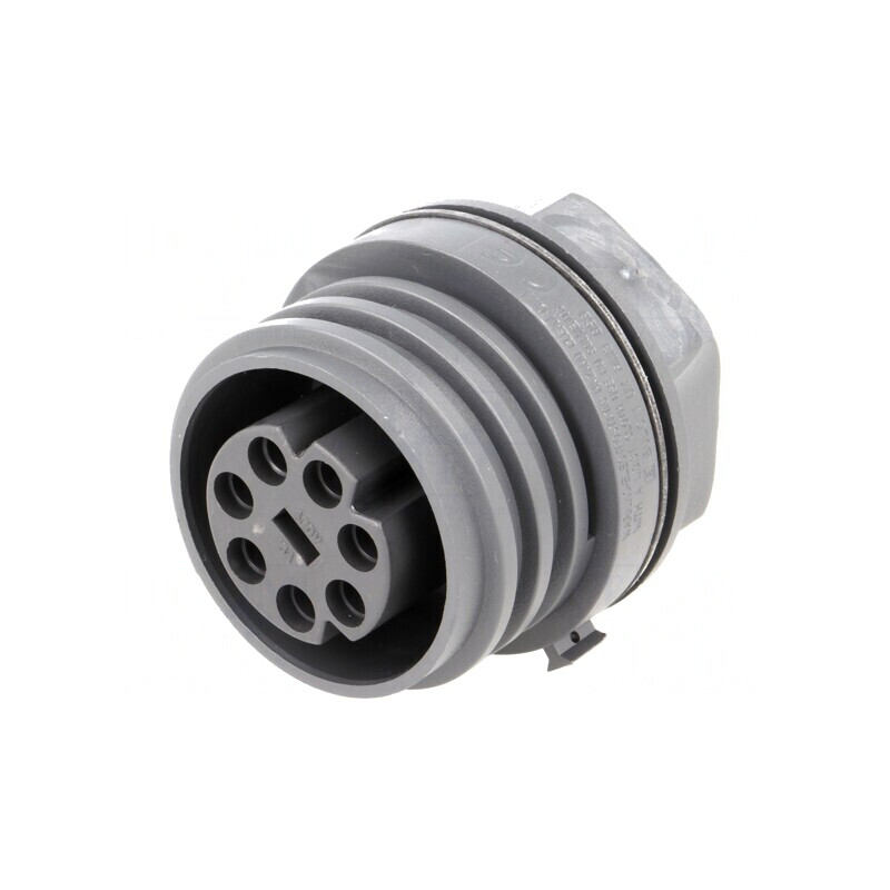 Conector Circular Soclu Mamă 7 PIN Alamă | Electronic-mag.ro | Componente Electronice