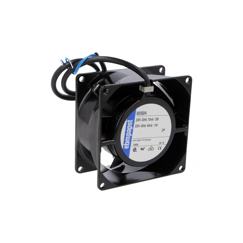 Ventilator AC Axial 230V 80x80x38mm 50m3/h 31dBA | Electronic-mag.ro | Componente Electronice