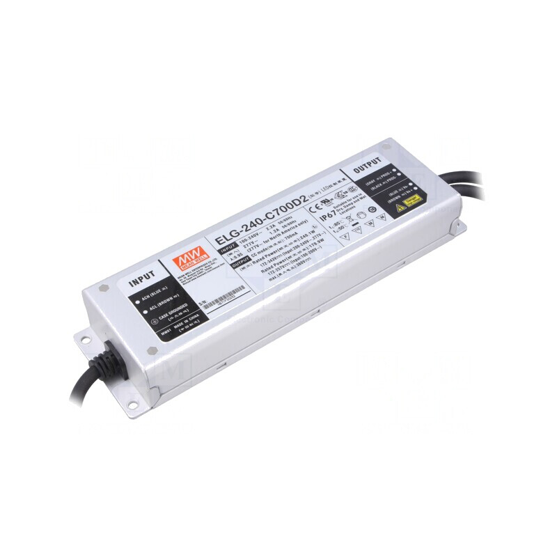 Alimentator LED 240W IP67 700mA | Electronic-mag.ro | Componente Electronice