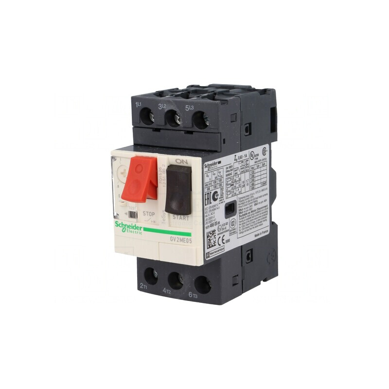 Întrerupător Motor 0,25kW 230-690VAC DIN IP20 GV2ME05 | Electronic-mag.ro | Componente Electronice